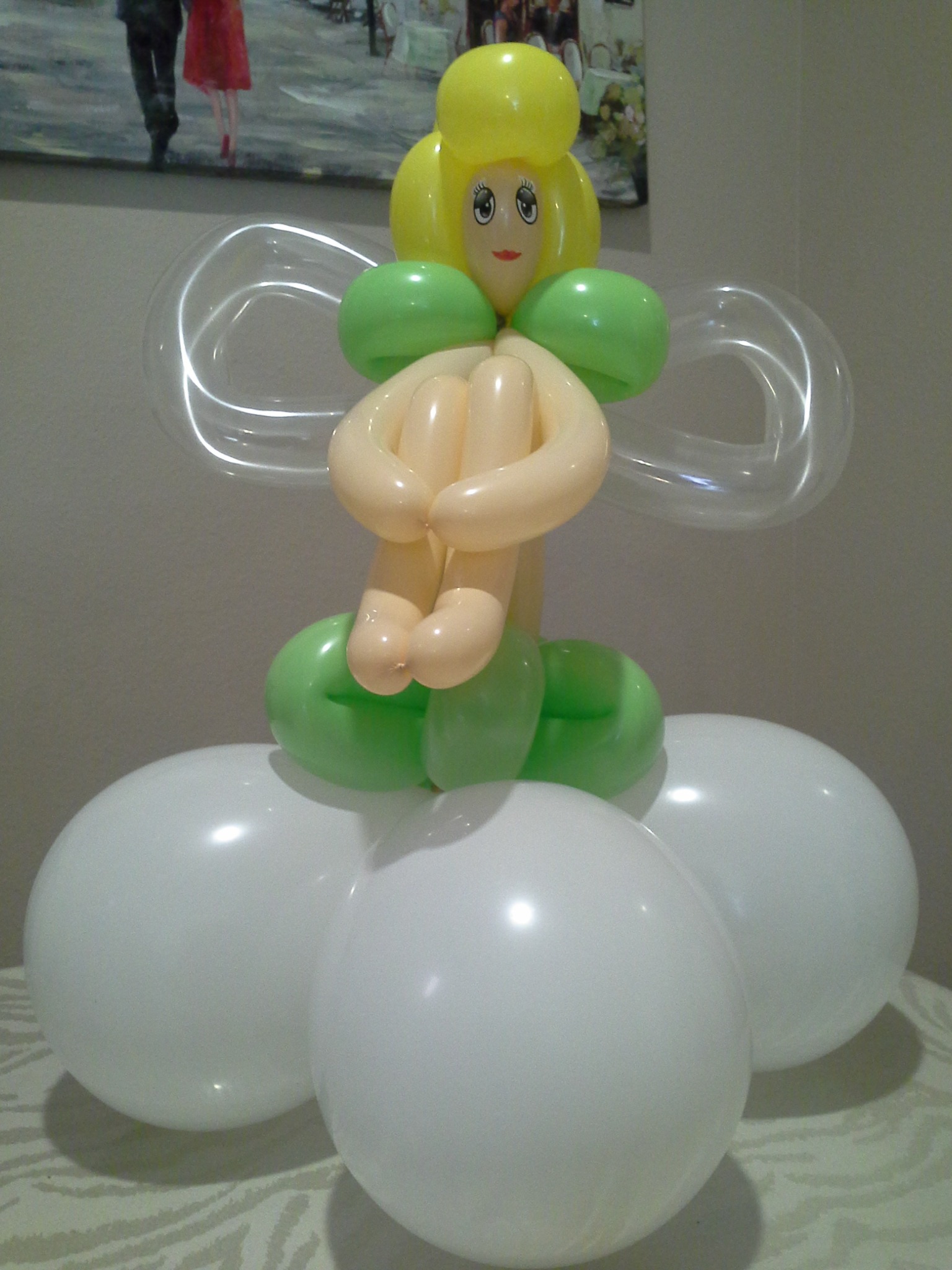 Fairy custom balloon centerpiece