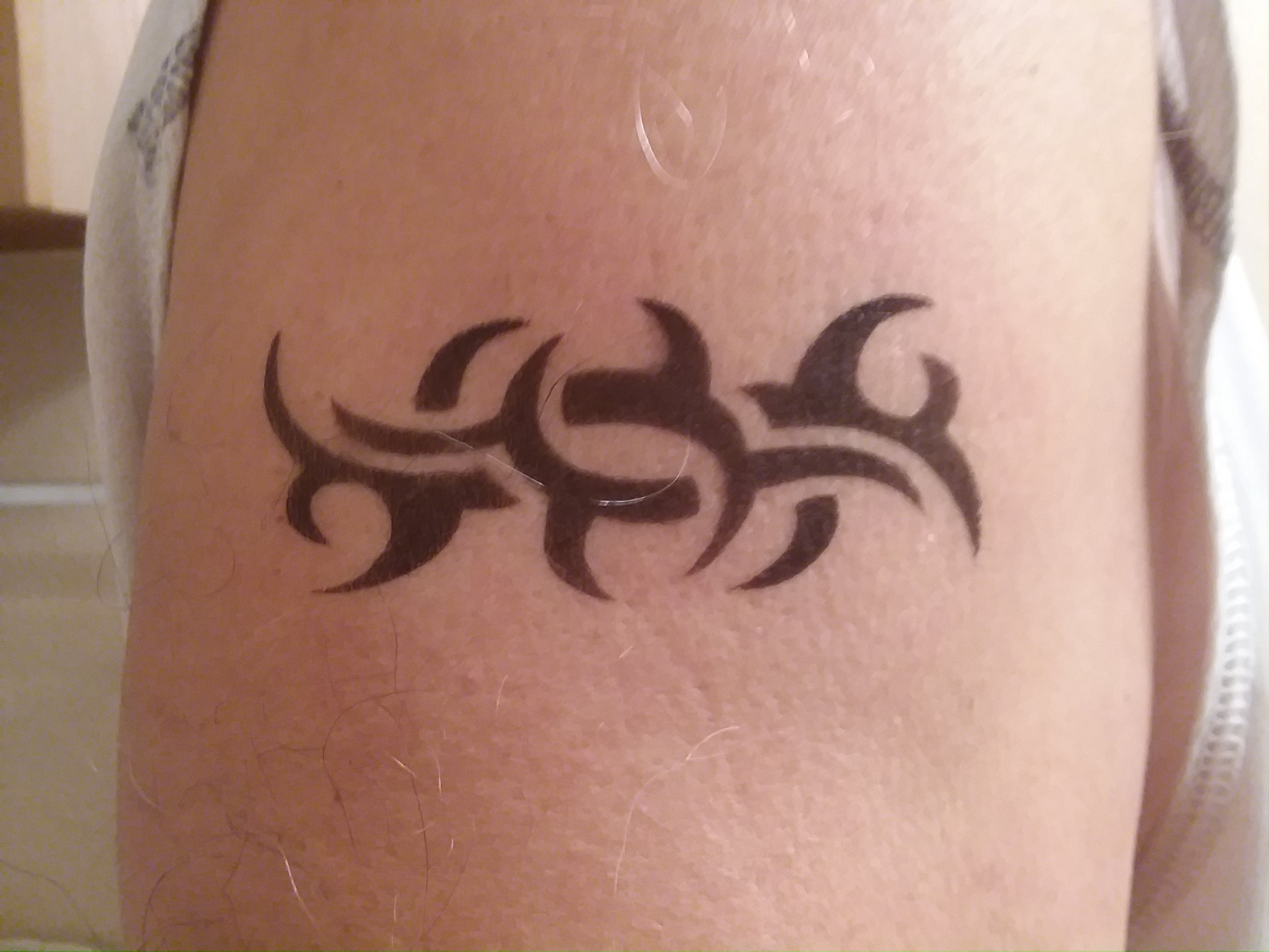 Tribal temporary tattoo design
